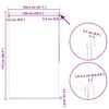 vidaXL Roller blind blackout 104.4x175 cm Fabric Width 100 cm black