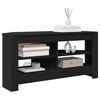 vidaXL Corner TV Cabinet Black 102 x 40.5 x 45 cm Engineered Wood
