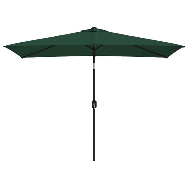 vidaXL Garden Parasol 200 x 300 cm Green Rectangular