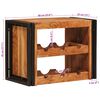 vidaXL Wine Rack Brown 60 x 45 x 33 cm Solid Acacia Wood