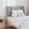 vidaXL Upholstered Headboard Light Grey 75 cm Solid Pine Wood