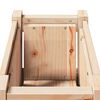vidaXL Garden Planter Nature 31 x 31 x 70 cm Solid Pine Wood