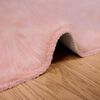 vidaXL Faux Sheepskin Rug Tafalla Pink 60 x 110 cm Polyester