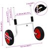 vidaXL Kayak Trolley Detachable 100 kg Aluminium