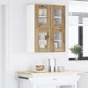 vidaXL Hanging Cabinet Riga 2 pcs Artisan Oak 60 x 31 x 40 cm