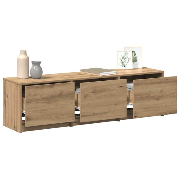 vidaXL TV Units Artisan Oak 140 x 34 x 40 cm Engineered wood
