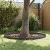 vidaXL Lawn Edgings 10 pcs Black 103 x 0.05 x 22 cm Steel