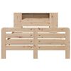 vidaXL Bed Frame without Mattress 135x190 cm Double Solid Wood Pine