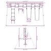 vidaXL Outdoor Swing Set with Swings. Trapeze. Ladder