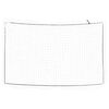 vidaXL Trailer Net with Elastic Rope White 4x2.5 m PP