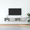 vidaXL TV Cabinets 2 pcs Concrete Grey 80x31x25.5 cm Engineered Wood