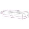 vidaXL Bed Frame without Mattress Solid Wood Single
