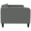 vidaXL Day Bed without Mattress Dark Grey 90x190 cm Single Fabric