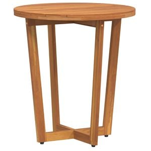 vidaXL Garden Side Table Round &Oslash;55x60 cm Solid Wood Acacia