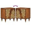 vidaXL Bedside Cabinet Honey brown 40 x 33 x 46 cm Solid Mango Wood