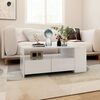 vidaXL Coffee Table White 102x55x42 cm Engineered Wood