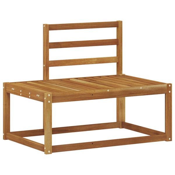 vidaXL Outdoor End Sofa 2 Piece Natural 182.5 x 63 x 73 cm