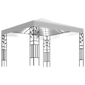vidaXL Gazebo | White | Powder-coated steel | Large | Gazebo | Square