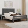 vidaXL Wall Headboard Grey 140x3x60 cm Solid Wood Pine