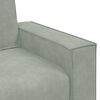 vidaXL Sofa 3 pcs Light Grey Velvet