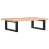 vidaXL Basin Shelf Wall Mounted&nbsp;Steel and&nbsp;Solid Wood Oak