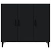 vidaXL Sideboard Black 90x34x80 cm Engineered Wood