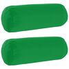 vidaXL Cushion Cover 2 pcs HEERLEN Green Dia. 15 x 40 cm Polyester