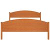 vidaXL Bed Frame without Mattress Honey Brown Solid Wood 160x200 cm (322040+321987)