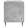 vidaXL Record Cabinet Concrete Grey 100x38x48 cm Engineered Wood