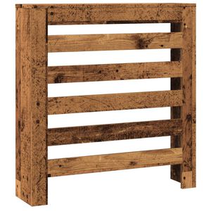 vidaXL Radiator Cover Old Wood 78 x 20 x 82 cm Engineered Wood