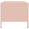 vidaXL Coffee Table Pink 68.5x50x43.5 cm Cold-rolled Steel