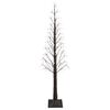 vidaXL Starburst Christmas Tree Brown 17 x 17 x 180 cm Plastic