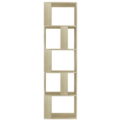 vidaXL Book Cabinet/Room Divider Sonoma Oak 45x24x159 cm Engineered Wood