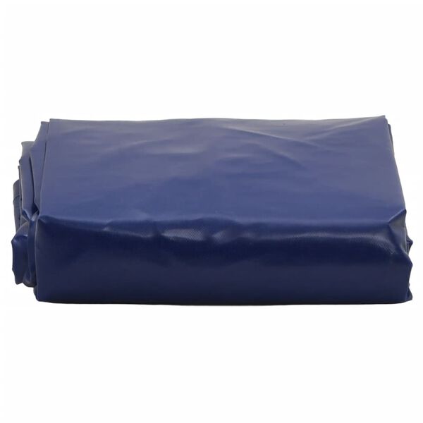 vidaXL Tarpaulin Blue &Oslash; 2.2 m 650 g/m&sup2;