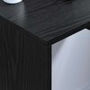 vidaXL Wall-Mounted Desk Black Oak 60 x 45 x 30 cm Engineered Wood