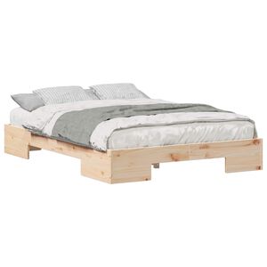 vidaXL Bed Frame Brown 120 x 190 cm