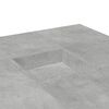 vidaXL Coffee Table Concrete Grey 80x80x40 cm Engineered Wood