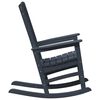 vidaXL Garden Rocking Chair 2 pcs Navy 70 x 92 x 108cm Plastic