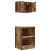 vidaXL Garage Cabinets 2 pcs Old Wood Engineered Wood