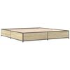 vidaXL Bed Frame without Mattress Sonoma Oak 200x200 cm