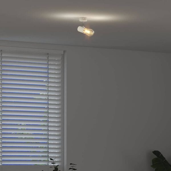 vidaXL Ceiling Spotlight White 6.5 x 6 x 11.5 cm Steel