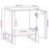 vidaXL Bedside Cabinet 2 pcs Walnut 40 x 33 x 46 cm Solid Acacia wood