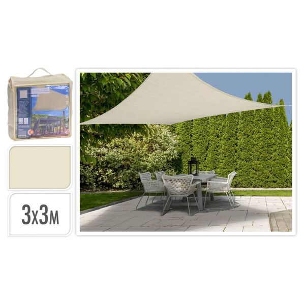ProGarden Shade Cloth 3x3 m Off-white Square