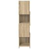 vidaXL Corner Cabinet Sonoma Oak 25.5x25x102cm Engineered Wood