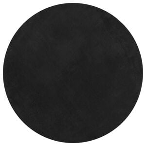 vidaXL Rug HUARTE Short Pile Soft and Washable Black &Oslash; 200 cm