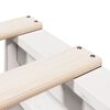 vidaXL Bookcase Bed without Mattress White 160x200 cm Solid Wood Pine