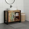 vidaXL Sink cabinet Multicolour 71 x 33 x 58 cm Solid Reclaim Wood