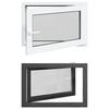 vidaXL Tilt & Turn Basement Window RISOR 90 x 50 cm PVC and Glass