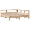vidaXL Bookcase Bed without Mattress 180x200 cm Solid Wood Pine