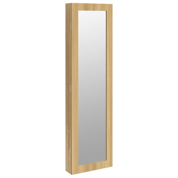 vidaXL Mirror Jewellery Cabinet Wall Mounted 30x8.5x106 cm